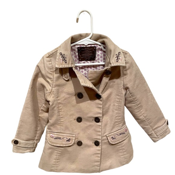 ** 2 for $20** Old Navy kids floral Pea Coat size 4T - Picture 5 of 15